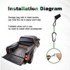 Cargo Net for Pickup Truck Bed, Elastic Mesh Net Organizer