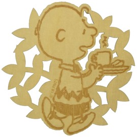 Peanuts SN563-346 Charlie Brown Wooden Coaster