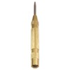 HTS 102A9 5" Brass Automatic Center Punch With Hardened Steel