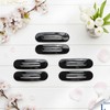 RC ROCHE 6 Pcs Flat Claw Hair Clips for Women