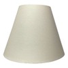 Royal Designs Deep Empire Hardback Lamp Shade, Linen Eggshell, 8