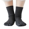 Itokashi Women's Socks, 5 Toes, Washi, Made in Japan, Deodorizing,