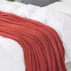 BOURINA Textured Solid Soft Sofa Throw Couch Cover Knitted Decorative