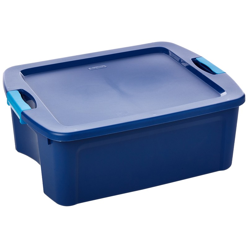 STERILITE CORP 14447406 Tote Latch/Carry True Blue, 12g
