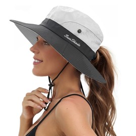 Sun Hat Womens Beach Hat Womens Sun Hat Ponytail Hat Sun Hats for Women UV Protection