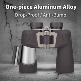 BOSMA 10-22x50 Ultra HD Binoculars | Dynamic Zoom Range, Sturdy Metal Body, Advanced Retina Lens Set, FMC Wideband Coating, Broad Wide-Angle View, Durable TPU Leather, Impact Resistant, Waterproof