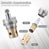 Faucets Stem Compatible with 6N-7C (17018B), Cold Water Stem with