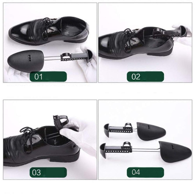 EchoDone 10 Pairs Plastic Shoe Tree Stretcher Shaper for Men