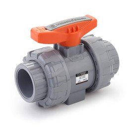 HYDROSEAL Kaplan 1 1/2” CPVC True Union Ball Valve Socket with Full Port, ASTM F1970, EPDM O-Rings and Reversible PTFE Seats (1 1/2'')