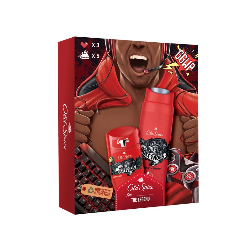 Old Spice Wolfthorn Gamer Gift Set for Men