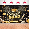 BlissYard Graduation Banner Graduation Backdrop 2025 Graduation Party Decorations Congratulations
