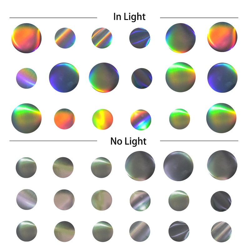 DKTIE Modern Dots Anti-Collision Decal - UV-Reflective Window Decal to