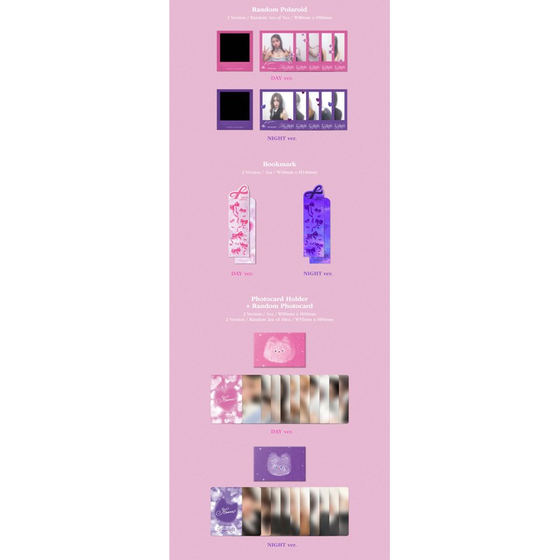 FIFTY FIFTY Day & Night 3rd Mini Album with Tracking