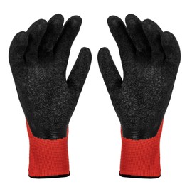 Lahti PRO L211207P L211207P Latex Gloves 10 CE Lahti Protective Gloves Black/Red