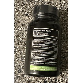 Fortify Immune System Booster Antioxidant Supplement w/ Elderberry Zinc, 60 Capsules