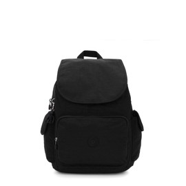 Kipling Women's City Pack Medium Backpack, Black Noir, 10.5" L x 14.5" H x 6.75" D