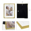 DECANIT 5x7 Picture Frame Metal,Thin Profile Photo Frame 5 by
