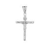 Dainty Jesus Christ INRI Crucifix Cross Pendant Necklace (0.90") in