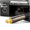 jojofuny Optical Audio Cable Fiber Male to Male Cord for