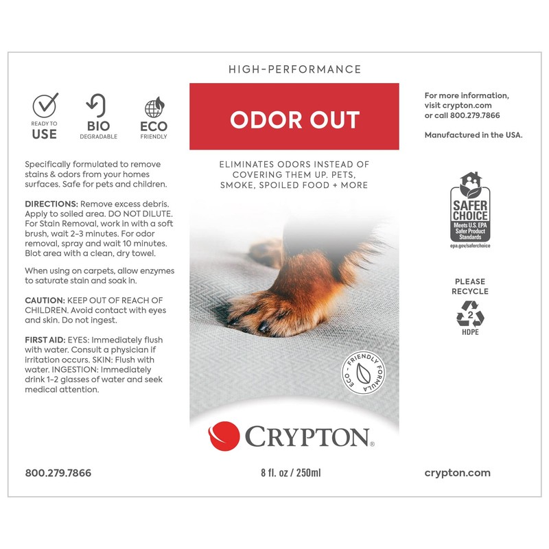 Crypton Upholstery Gold and Purple Stain Remover Kit with Odor