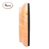 4Pcs Beech Wood Round Piano Foot Pads Set Upright Piano