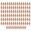 100 Sets Punk Cone Spikes Studs Electroplating Rose Gold Punk