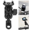 TELESIN 360 Degree Rotation Motorcycle Rearview Mirror Support Clamp Motion