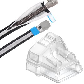 Water Chamber for Air10 with Hose Cover, 380ml Upgraded Water Chamber HumidAir Water Tub for S10 Series and Hose Cover for Heated Tubing, Great-Value Supplies by Medihealer.