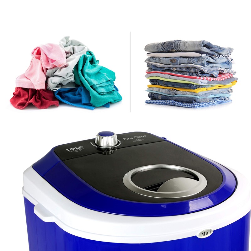Pyle Upgraded Version Portable Washer - Top Loader Portable Laundry,