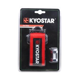 Kyostar Universal Racing Tow Strap for Front or Rear Bumper Towing Hooks, High Strength Tow Straps, Upgrade Version (Red)