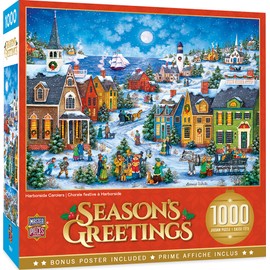 MasterPieces 1000 Piece Christmas Jigsaw Puzzle - Harbor Side Carolers - 19.25"x26.75"