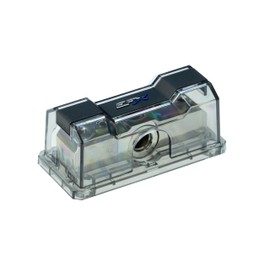 Scosche EFX Delta DGB04 Compact 12V Ground Block - Car Audio 4-Way Distribution Block 1 0/4 Gauge in 4 4/8 Gauge Out - 12 Volt Power Amp Distribution Block Splitter for Automotive and Marine