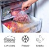 Clear Plastic Food Bags On a Roll - 500 Pack,