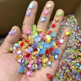 100Pcs Resin Turtle Moulds Set, Mini Animals for DIY Crafts, Dollhouse Miniatures, Garden Decor