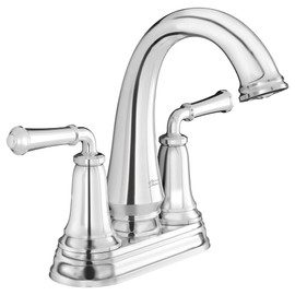 American Standard 7052207.002 Delancey Centerset Bathroom Faucet with Pop-Up Drain, Polished Chrome