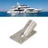 Boat Tube Base Rectangular 316 Stainless Steel Handrail Tube Base
