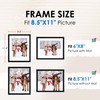 FIXSMITH 8.5x11 Picture Frame Set of 2, Photo Frame with