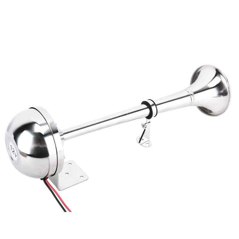 Amarine Made 12v Marine Boat Horn 115db Stainless Steel Single