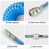 TAILONZ PNEUMATIC 5M PU Air Spiral Hose with 8 mm