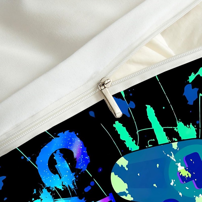 Wajade Green Handle Play Handle Quilt Cover, Single Down Quilt