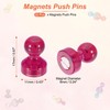 PATIKIL 32pcs Magnets Push Pins, 0.7x0.5 Strong Fridge Magnets Magnetic