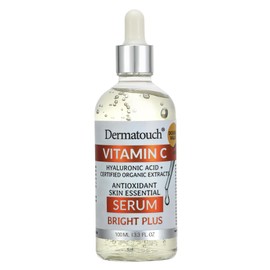 Dermatouch Vitamin C Serum With Hyaluronic Acid and Vitamin E & A, Nourishing Daily Face Serum With Vitamins, Antioxidants, and Botanical Extracts, Cl