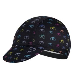 Corsehild Cycling Cap with Sun Visor, Lightweight Polyester Bike Hat for Men & Women, Breathable Under Helmet Design for Road Biking & Outdoor Sports