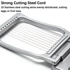 Egg Slicer, Heavy Duty Metal Egg Slicer Cutter for Boiled