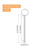 sourcing map 2Pcs 8mmx105mm Quick Release Pins, 316 Stainless Steel