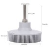 3 Inch Bristle Disc Emery Rubber Abrasive Brush Deburring Polishing