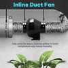 iPower 4 Inch 195 CFM Duct Inline Ventilation Fan Air