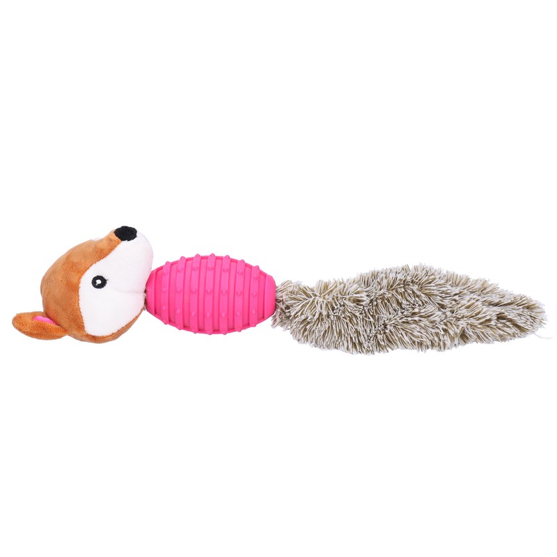 Pet Chew Toys Teeth Cleaning Biting Interactive Training Stuffed Plush