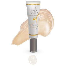 Lira Clinical EliōDrops SPF 30 Glow - 1 onza líquida - 16% óxido de zinc protector solar físico para cara - UVA/UVB/HEV amplio espectro y suero protector solar seguro para arrecifes - para todo tipo