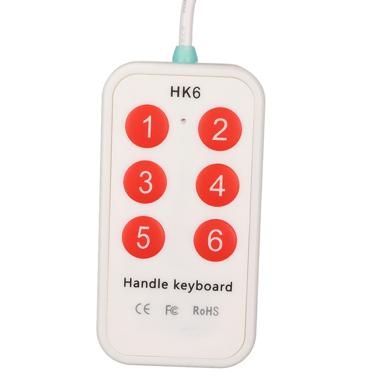 Programmable Keypad Small USB 6 Keys Programming Customization Handheld Switch